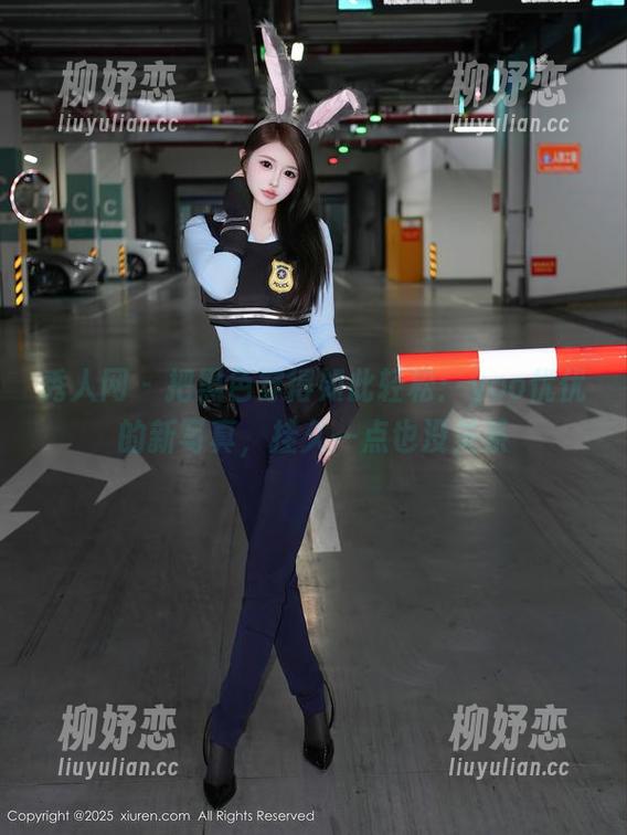 秀人网 - 把黑色穿得如此轻松：yoo优优的新写真，挂久一点也没关系